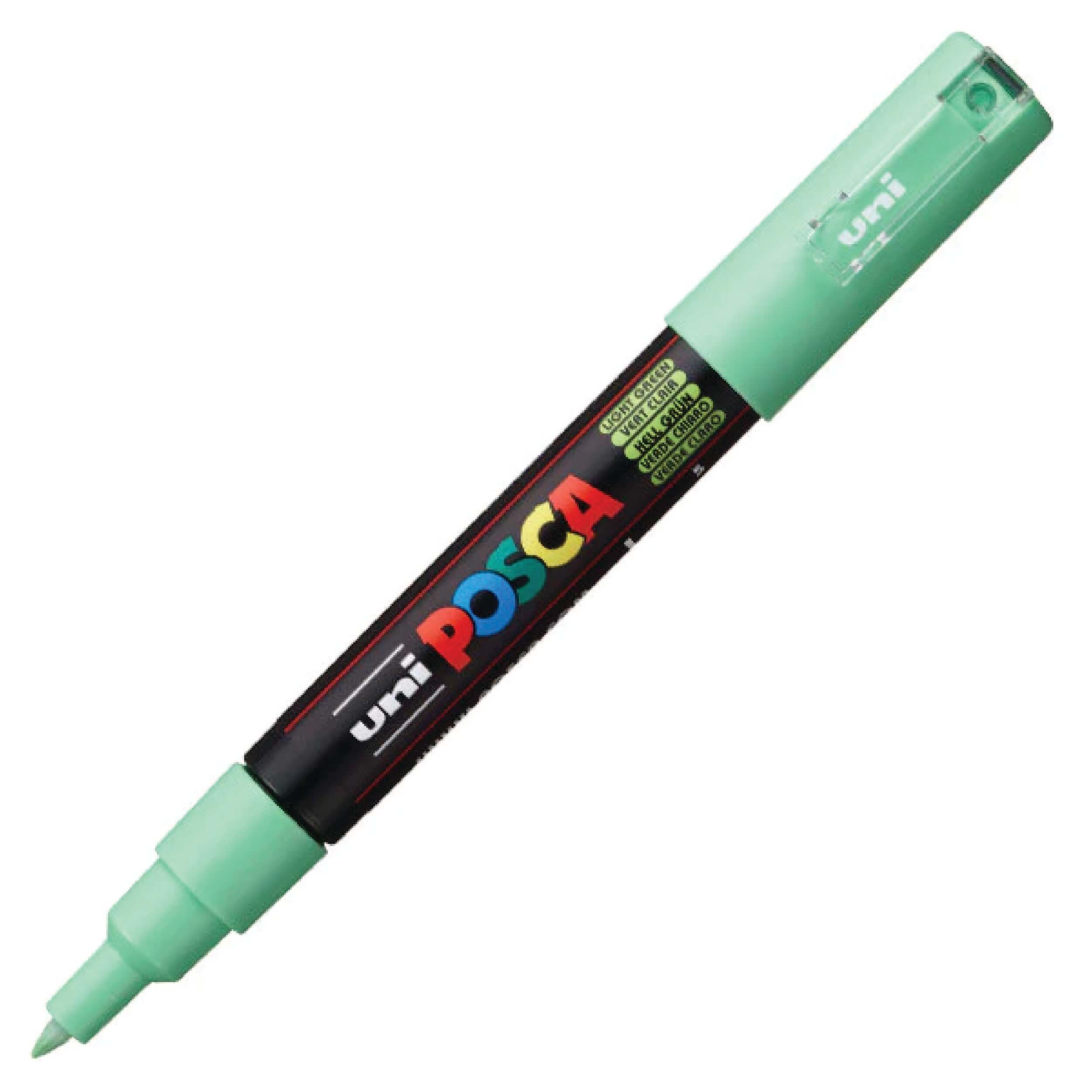 Marker Extra Fine Cone Tip 0.7-1.0mm Light Green POSCA Uni